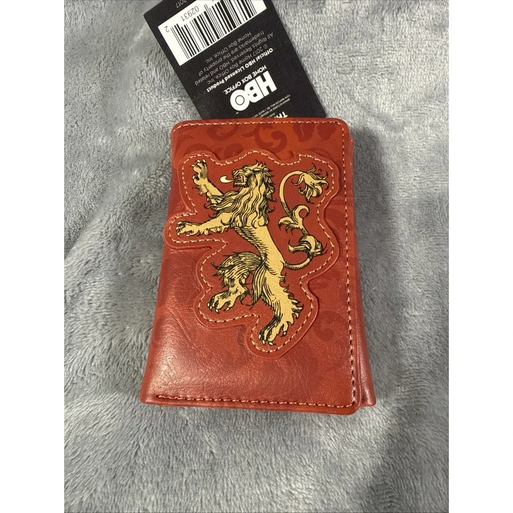 HBO Game of Thrones House Lannister Tri-Fold Wallet w/ ID Windows - thinkgeek